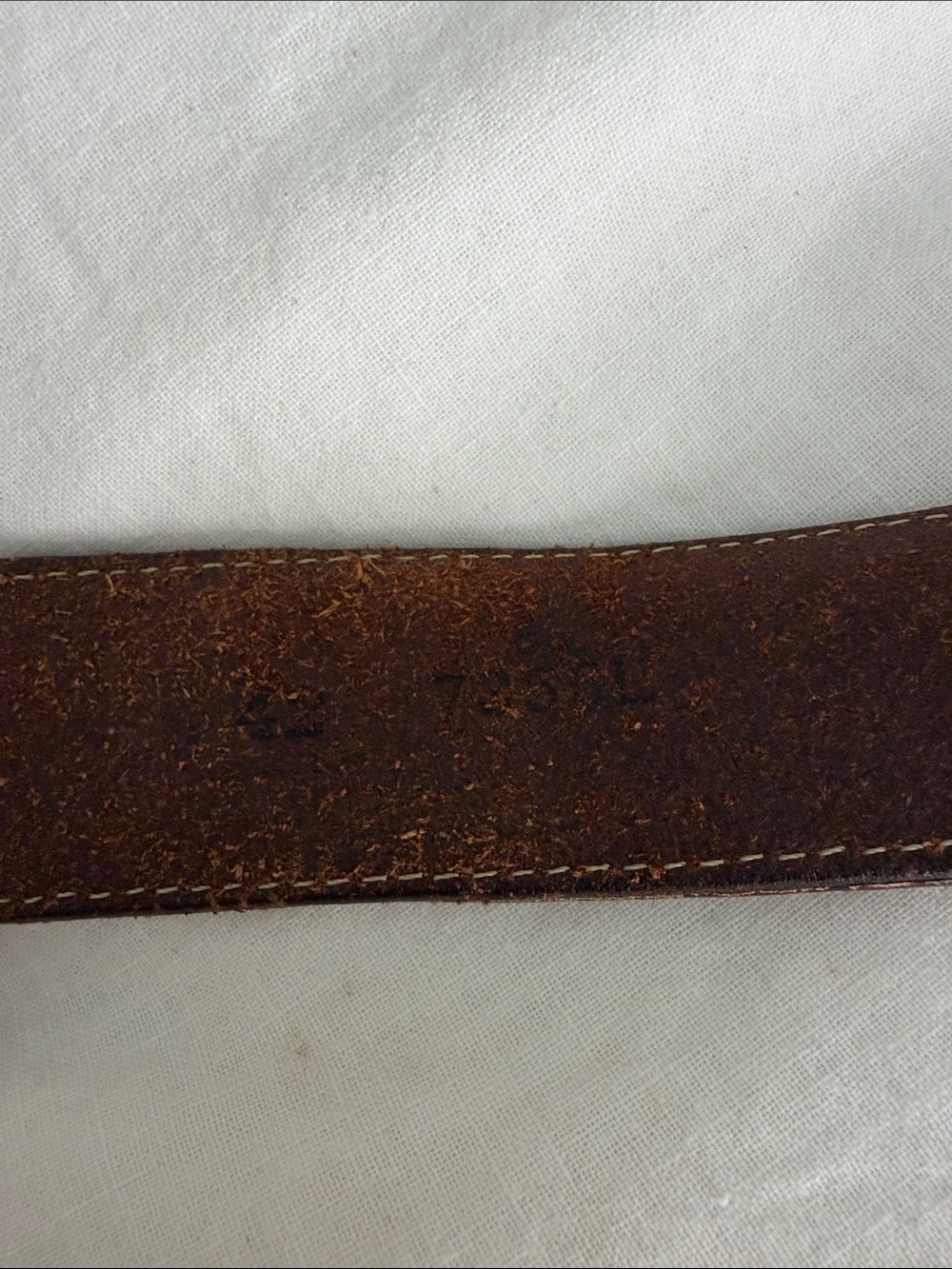 Tony Lama Brown Leather Belt with Concho - Picture 9 of 9